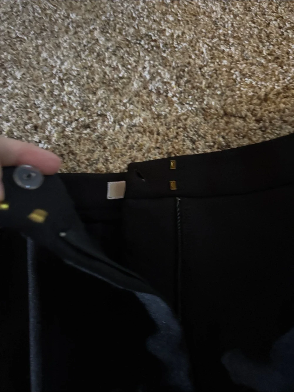 MICHAEL Michael Kors Black High-Rise Pleated Dress Shorts - Picture 2 of 9